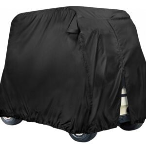 Golf Cart Cover Storage Fit EZ Go, Club Car, Yamaha Cart W Zipper-2 Person/4 Person