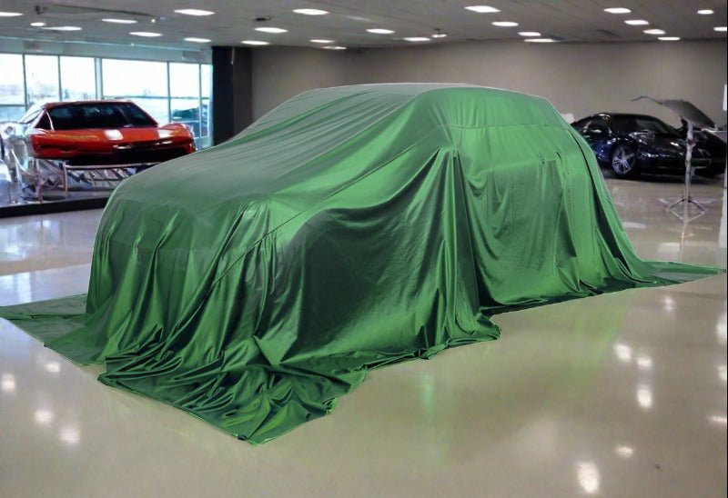 green_silk_car_reveal ##Silk Car Cover## ##Car Reveal## ##Car Cover Cloth##